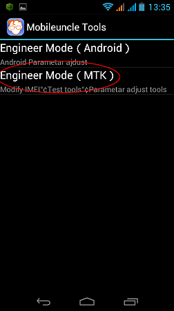 Engineer Mode Mtk  -  2