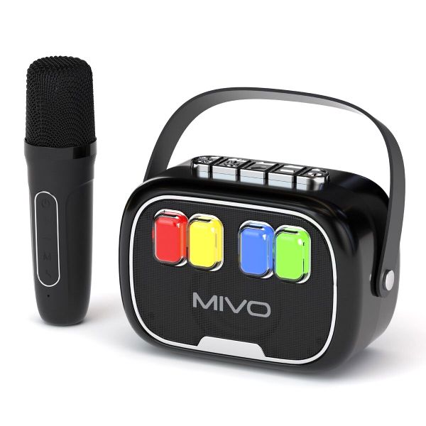 Портативная караоке колонка с микрофоном Mivo M71 RGB