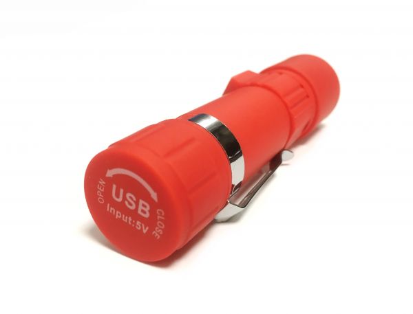 Светодиодный аккумуляторный фонарь USB ZOOM Universal Powerful 4X
