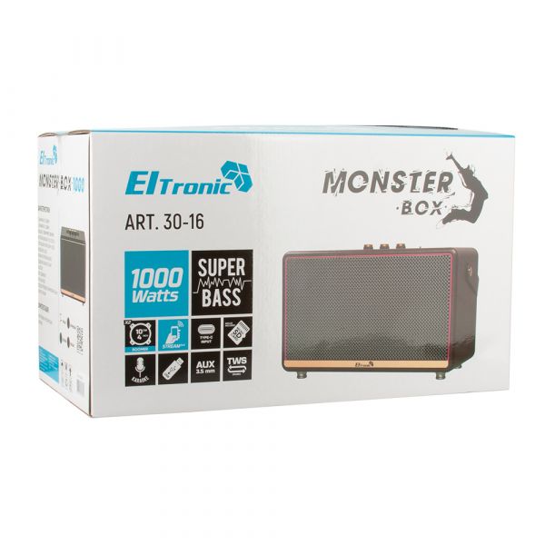 Портативная колонка Eltronic 30-16 Monster BOX 1000 Dark Dream