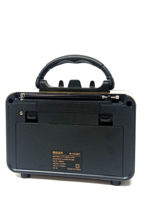 Радиоприемник Meier M-1233BT (USB/TF/AUX/BT)