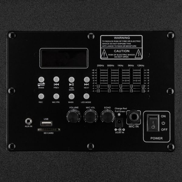 Колонка Eltronic 30-83 SKILLETS BOX 1200 120Вт динамик 1шт/12" с 1 микрофоном