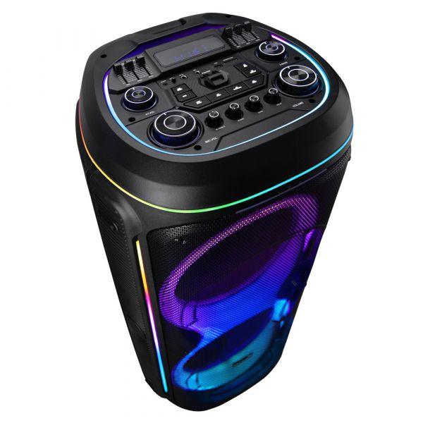 Колонка Eltronic 30-69 CRAZY BOX 2000 200Вт динамик 2шт/15" с 2мя микрофонами