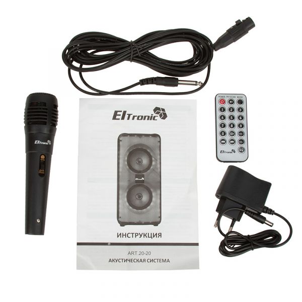 Акустическая система Eltronic 20-20 FIRE BOX 300 2x6.5" с TWS и микрофоном