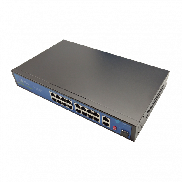 POE коммутатор на 16 портов ST-S165POE (2G/1S/250W/A)PRO (версия 2)