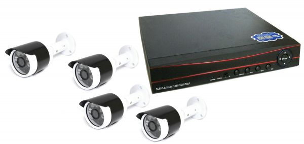 4-х канальный уличный комплект видеонаблюдения XPX 3904 AHD 3Mp