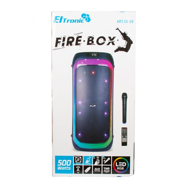 Колонка Eltronic 06" 30-08 FIRE BOX 500 динамик 2шт/6,5" с TWS