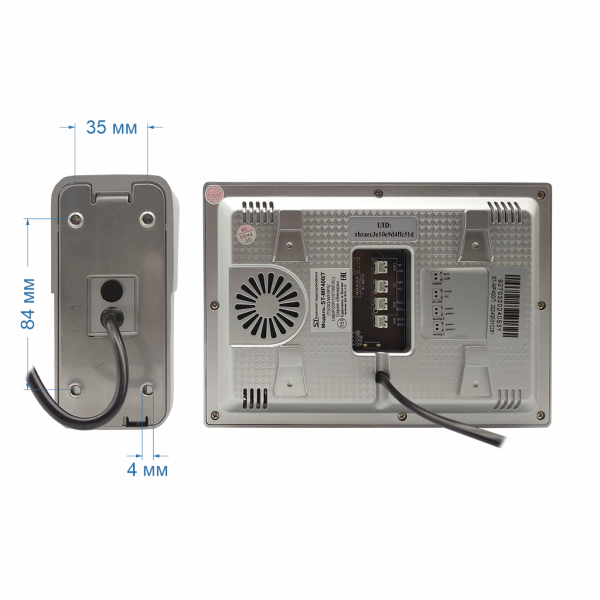 Комплект видеодомофона с панелью и монитором ST-MР400/7 (серия «Венера») с функцией Face ID