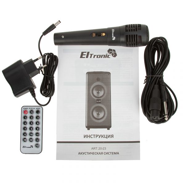 Акустическая система Eltronic 20-23 FIRE BOX 300 2x6.5" с TWS и микрофоном
