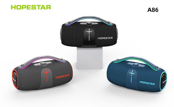 Bluetooth колонка Hopestar A86 450Вт с микрофоном и съемным АКБ