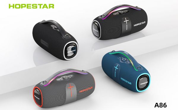 Bluetooth колонка Hopestar A86 450Вт с микрофоном и съемным АКБ