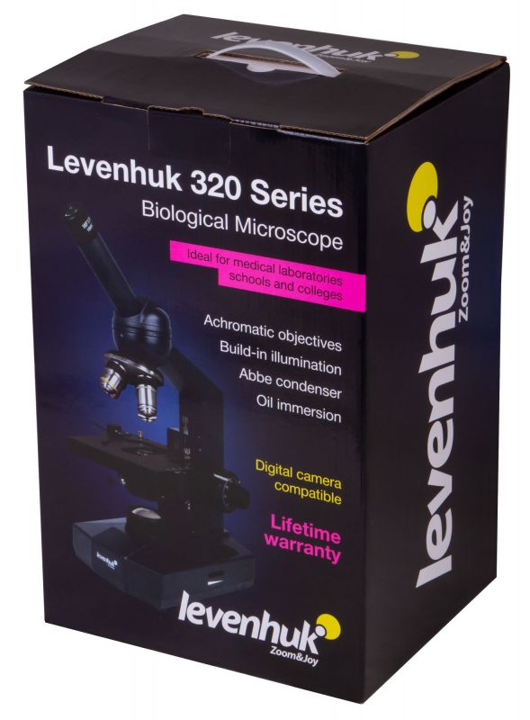 Микроскоп Levenhuk 320 BASE монокулярный 40 — 1000 крат