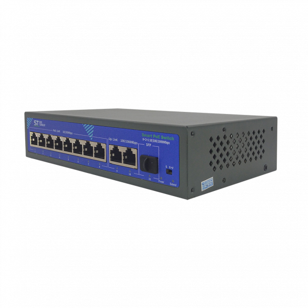 8-ми портовый POE коммутатор Switch ST-S87POE (2G/1S/120W/A)PRO