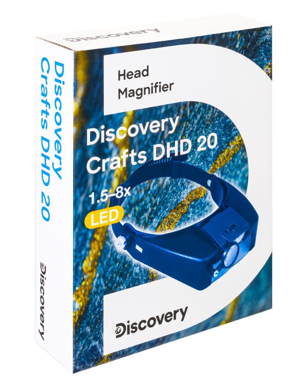 Лупа налобная Levenhuk Discovery Crafts DHD 20