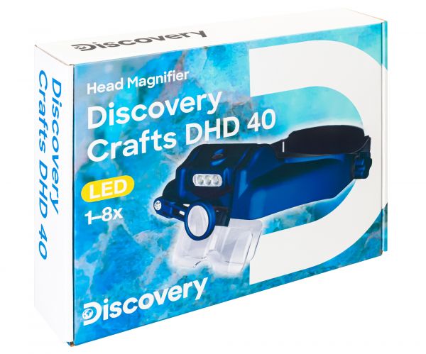 Лупа налобная Levenhuk Discovery Crafts DHD 40