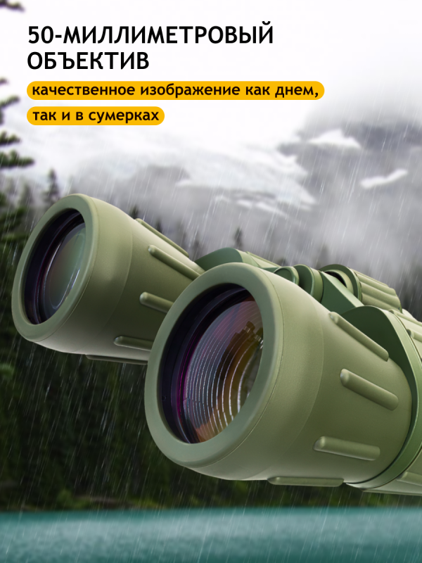 Бинокль Levenhuk Discovery Field 10x50