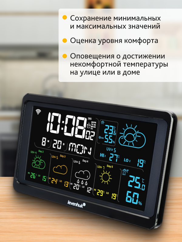 Метеостанция Levenhuk Wezzer PLUS LP80