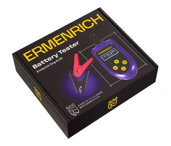 Автомобильный аккумуляторный анализатор тестер Ermenrich Zing AL30
