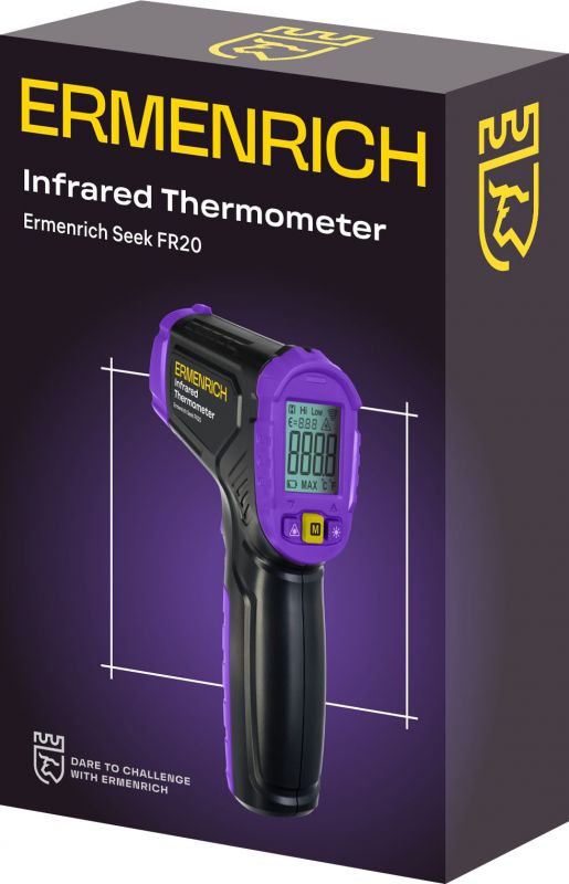 Инфракрасный термометр (пирометр) Ermenrich Seek FR20 (–50 до +600°C)