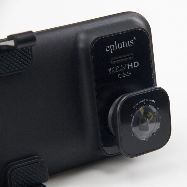 Автомобильный видеорегистратор в виде зеркала с 2-мя камерами Eplutus D89 12"