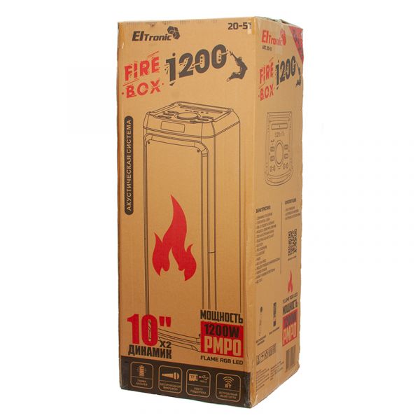 Акустическая система ELTRONIC 20-51 FIRE BOX 1200 с TWS и микрофоном