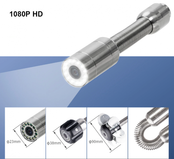 Промышленный эндоскоп на кабеле 7мм Profinspection 9600-23-50DVR