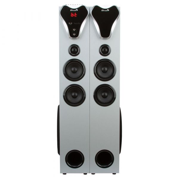 Акустическая система из двух колонок Eltronic 20-80 Home Sound Silver 10" 200W МДФ