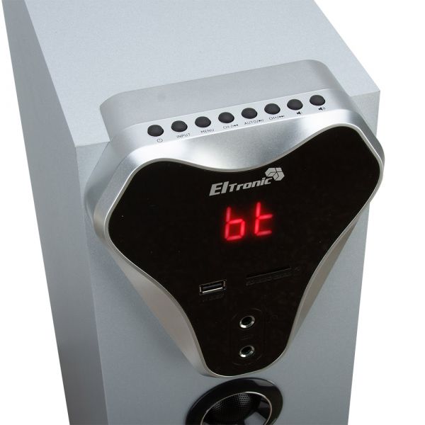 Акустическая система из двух колонок Eltronic 20-80 Home Sound Silver 10" 200W МДФ