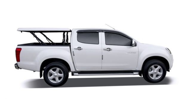 Подъемная крышка Kramco TopUp без дуг (3 положения) Toyota Hilux Vigo Double Cab 1,52м в грунте