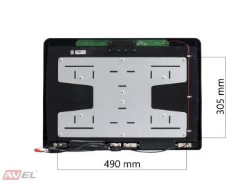 Потолочный монитор 23,6" со встроенным Full HD медиаплеером AVS2230MPP (черный)