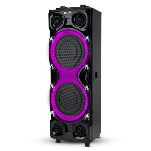 Акустическая Bluetooth колонка Eltronic 30-41 Crazy Box 1600 160Вт 12"x2 с двумя микрофонами