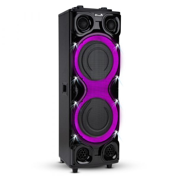 Акустическая Bluetooth колонка Eltronic 30-41 Crazy Box 1600 160Вт 12"x2 с двумя микрофонами