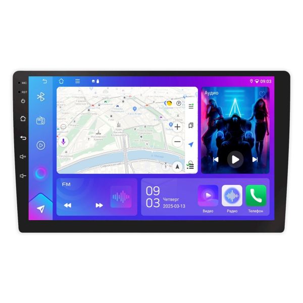 Автомагнитола 2 Din Eplutus CA905 на базе Android 12 4+64ГБ Wi-Fi 4G BT 9"