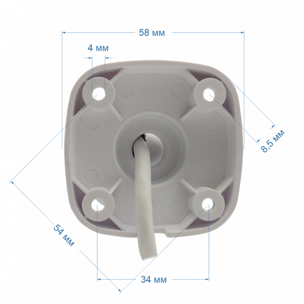 Уличная IP камера ST-SA4653 URBAN (SA/VA/PA) 4Мп 2.8мм с микрофоном