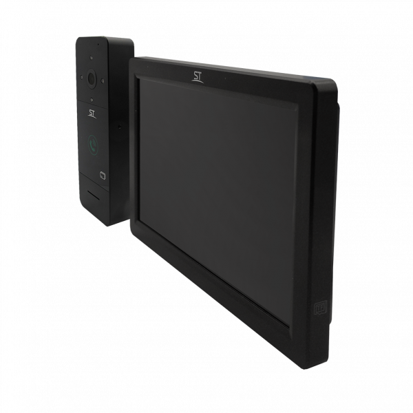 Домофон ST-MР300/7 с WiFi (Tuya) серия «Земля» черный