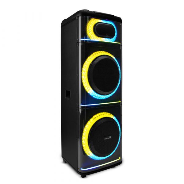 Напольная колонка Eltronic 20-21 DIAMOND BOX 2500 250Вт динамик 2шт/12" с 2мя микрофонами