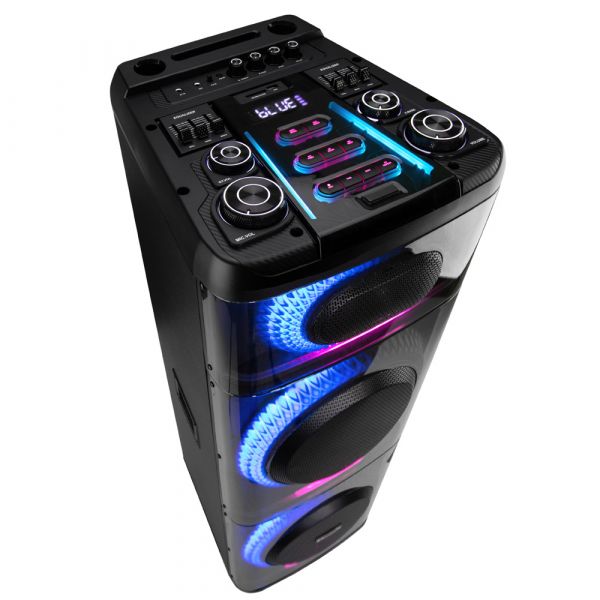 Напольная колонка Eltronic 20-21 DIAMOND BOX 2500 250Вт динамик 2шт/12" с 2мя микрофонами