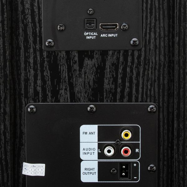 Акустическая система из двух колонок Eltronic 30-32 Home Sound Black 200Вт МДФ