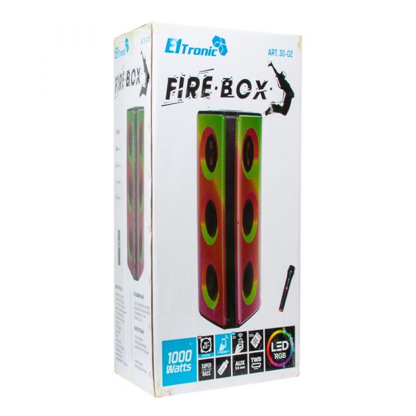 Колонка Eltronic 30-02 Fire BOX 1000 100Вт с микрофоном