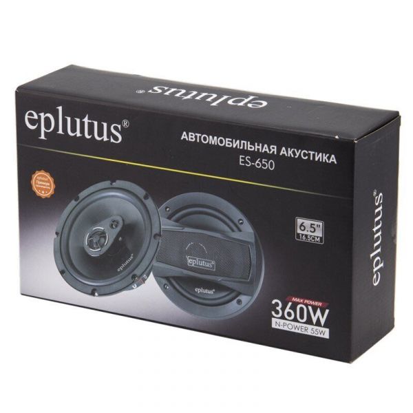 Автоакустика динамики Eplutus ES-650 360W 6.5" 3-полосные