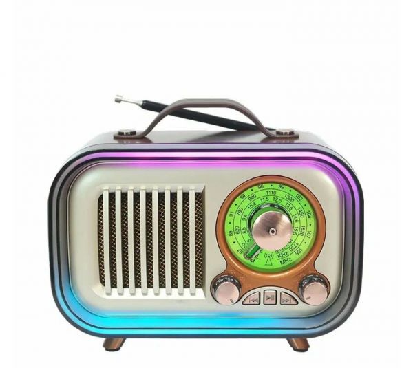 Радиоприемник Meier MD-1316BT RGB (USB/TF/AUX/BT)