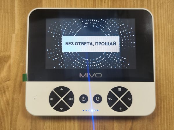 Беспроводной дверной звонок с глазком Mivo ML-343 с записью