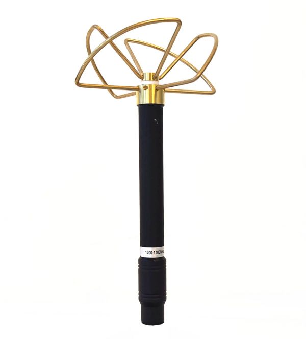 Штыpeвая OMNI антенна "Клевер" для РЭБ и подавителей дронов 27-44см