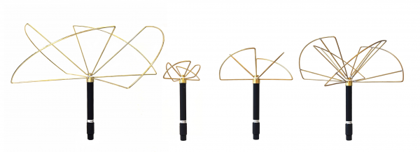 Штыpeвая OMNI антенна "Клевер" для РЭБ и подавителей дронов 27-44см