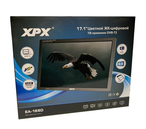 Цифровой телевизор XPX EA-168D 17.1" DVB-T2