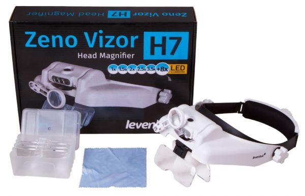 Лупа налобная Levenhuk Zeno Vizor H7