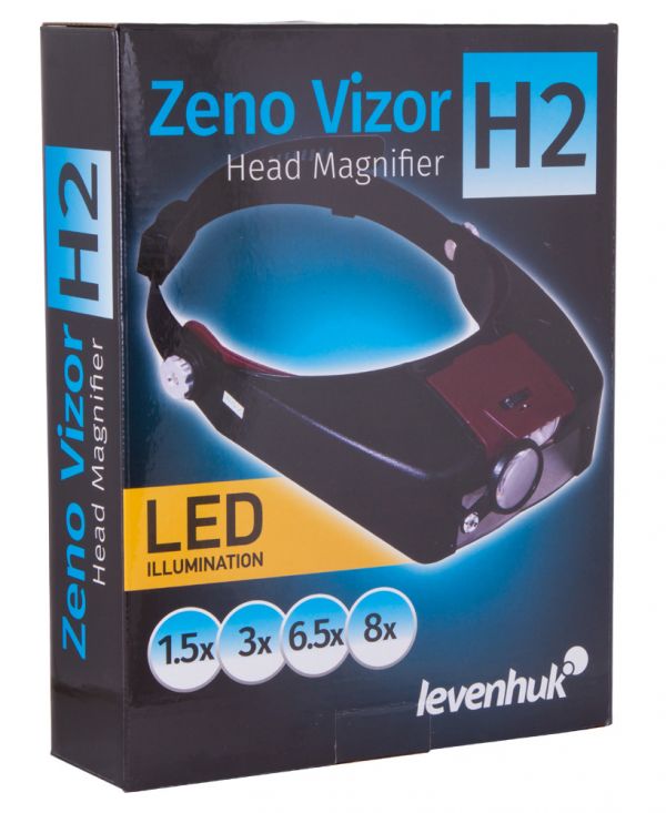 Лупа налобная Levenhuk Zeno Vizor H2