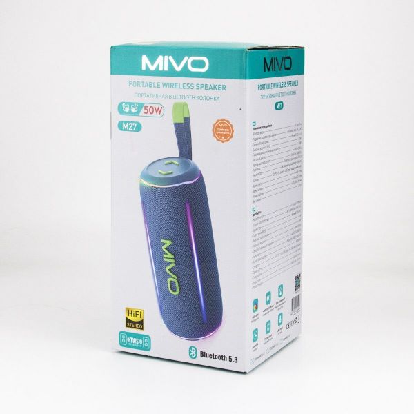 Портативная Bluetooth колонка Mivo M27 50Вт IPX6