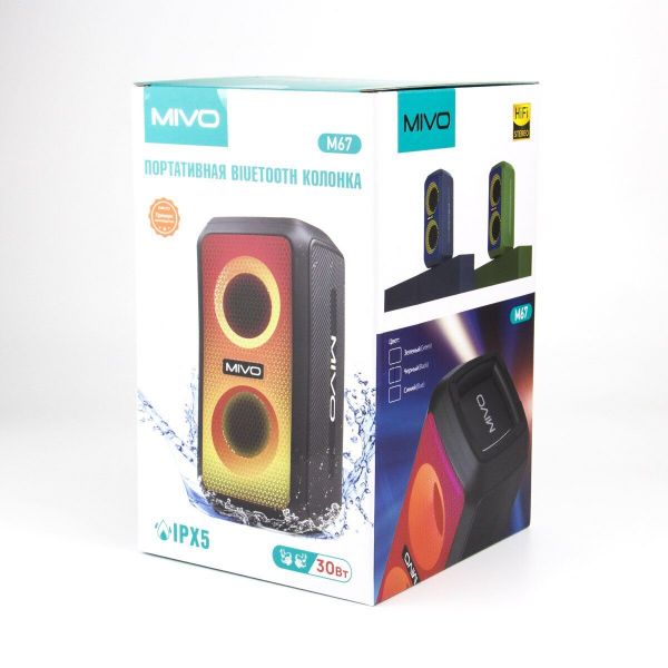 Портативная Bluetooth колонка Mivo M67 30Вт IPX5