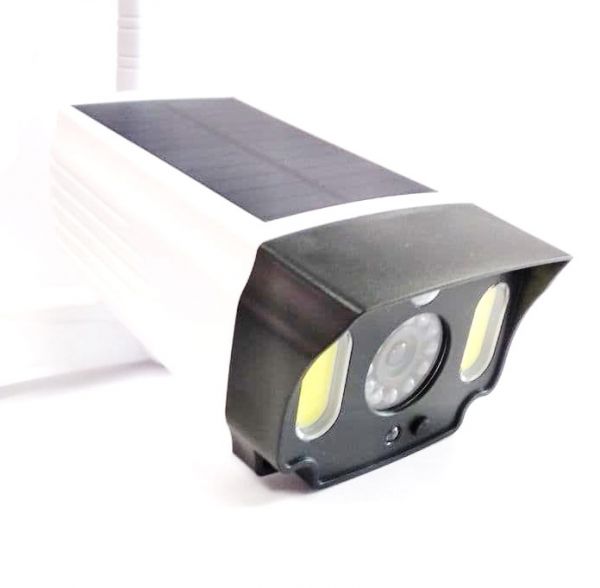 Муляж уличной камеры видеонаблюдения на солнечной батареи с подсветкой YG-1475 20W